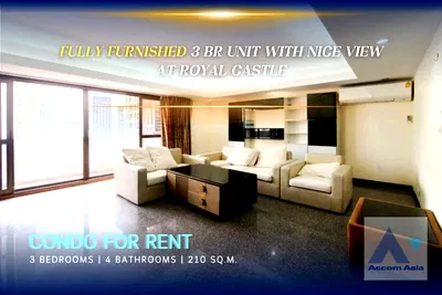 Condos for rent Sukumvit 39 : 🔼🔽 AccomA 📩 Elegant City View Residence in Classic Sukhumvit 39 at Royal Castle