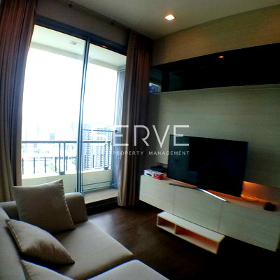 Condos for rent : 2 Beds 1 Bath Nice Room Good Location MRT Phetchaburi 60 m. & Singha Complex / For Rent-Q Asoke