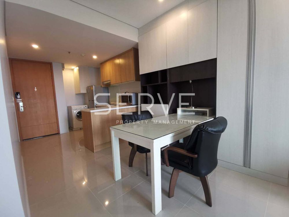 รูป 1 Bed 1 Bath Large Room Good Location Close to MRT Phetchaburi 150 m. / For Rent-Villa Asoke - รูปที่ 4/10