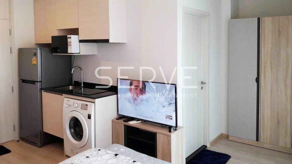 picture Studio Homey Decoration on High Fl. 10+ Good Location Close to MRT 80 m. / Condo For Rent-Noble Revolve Ratchada 1 - 6/9