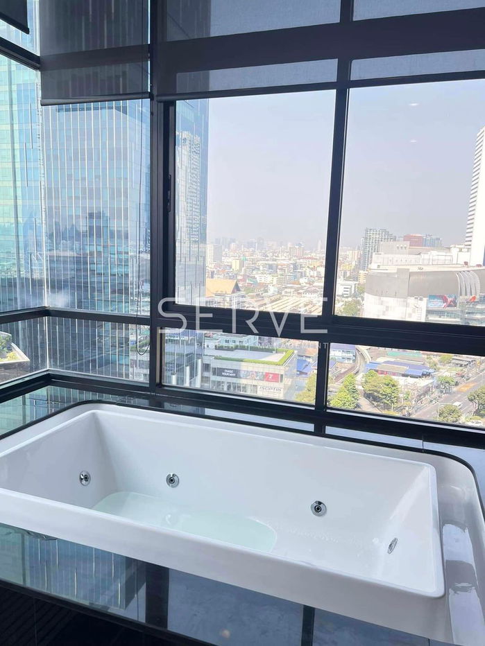 รูป Nice Room 2 Bed with Bathtub Good Location Close to MRT Thailand Cultural Centre 220 m. / For Rent-IVY Ampio - รูปที่ 9/10