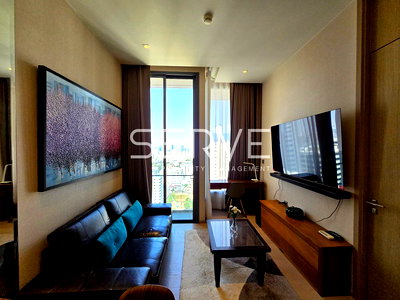 Condos for rent : 1 Bed with Bathtub Nice Room and Good Location in Asoke Area MRT Sukhumvit 550 m. & BTS Asok 700 m.-The Esse Asoke