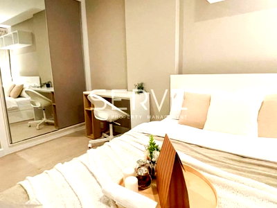 Condos for rent : 1 Bed 1 Bath For Rent Fully furnished Condo close to MRT Sutthisan 550 m. / MRT Huai Khwang 600 m.-Metro Luxe Ratchada