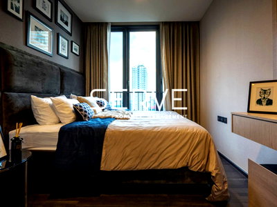 ขายคอนโด : Modren Style 1 Bed on High Fl. at Ratchada Area  Good Location Close to MRT Phra Ram 9  350 m.-The Line Asoke Ratchada