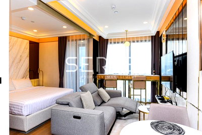 คอนโดให้เช่า : 1 Bed with Partition Luxury Style Super High Fl. 40+ Best View & Good Location MRT Sam Yan 180 m.-Ashton Chula Silom