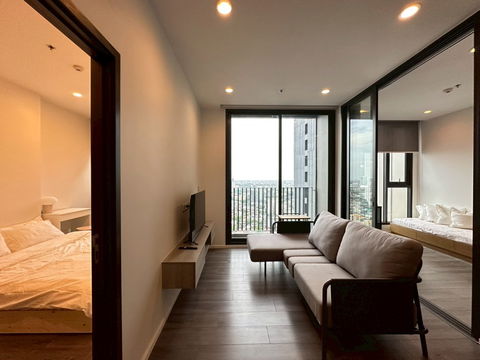 +++เช่าด่วน ห้องใหม่ +++ Whizdom Essence Sukhumvit 101 * 2 ห้องนอน 51.90 ตร.ม. ตกแต่งพร้อมอยู่