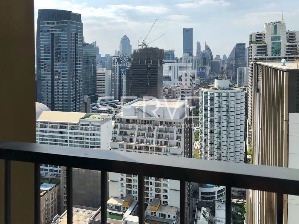 picture Nice Room 1 Bed High Fl. 25+ Good View Good Location Close to BTS Asok & MRT Sukhumvit 550 m. /Rent-Noble BE19 - 10/10