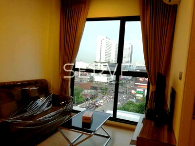 คอนโดให้เช่า : 1 Bed 1 Bath Nice Room Good Location MRT Phra Ram 9  300 m. and CentralPlaza / For Rent-Rhythm Asoke 2