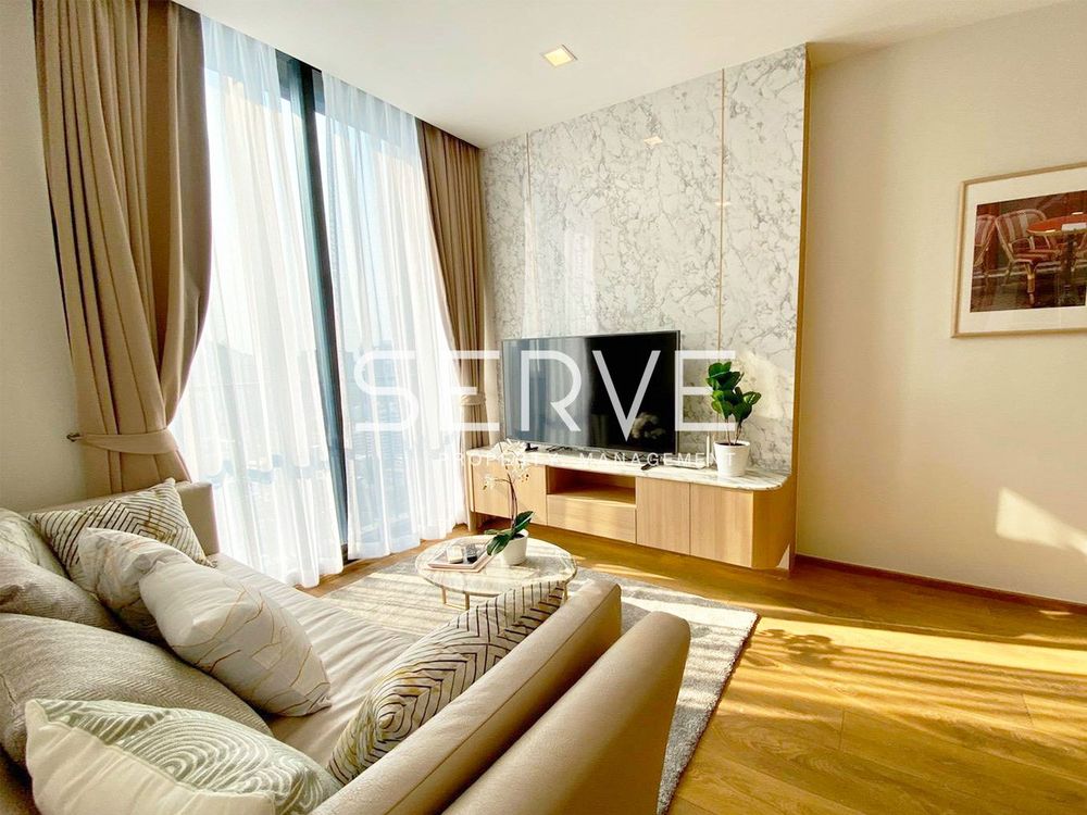 picture Luxury Style 2 Beds with Bathtub on High Fl. 25+ BTS Phrom Phong 500 m. / Condo For Rent-Noble BE33 - 3/7