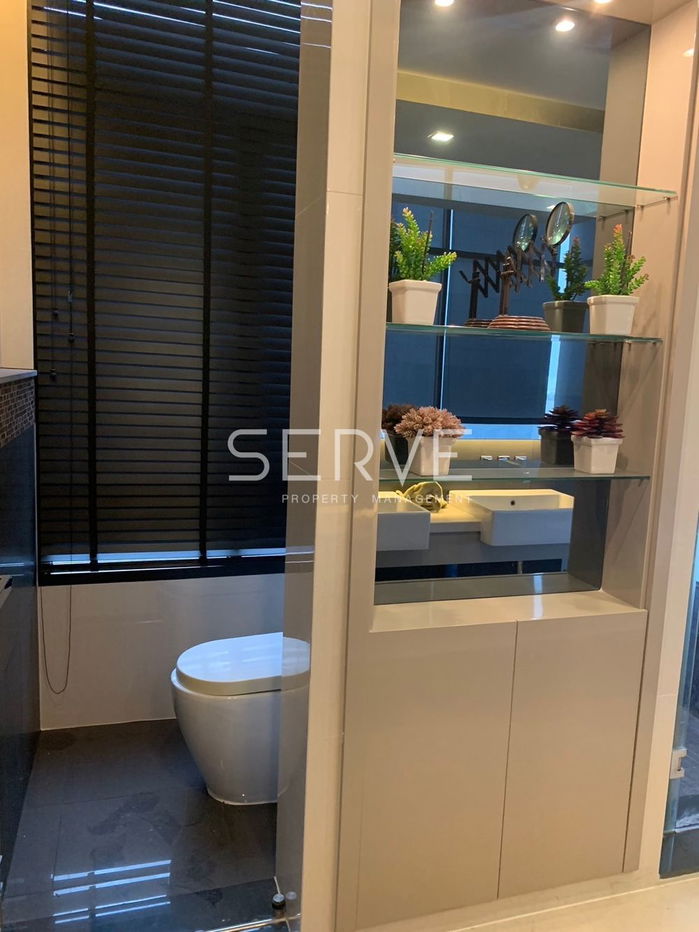 รูป Nice Room 2 Bed with Bathtub Good Location Close to MRT Thailand Cultural Centre 220 m. / For Rent-IVY Ampio - รูปที่ 10/10