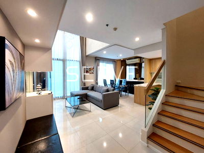 ขายคอนโด : For Rent & Sale - Duplex 1 Bd. Unit at Asoke Phetchaburi District // Next to MRT-Villa Asoke