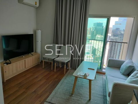 9 MB (All in) - 2 Beds Super High Fl 35+ Good Location Next to MRT Thailand Cultural Centre 80 m.-Noble Revolve Ratchada 2