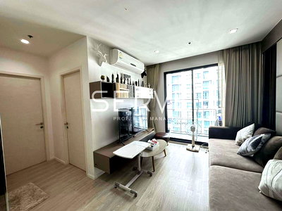 ขายคอนโด : 2 Beds, fully furnished Stunning high-floor views Located near MRT Sutthisan/ For Rent & Sale-Quinn Condo Ratchada