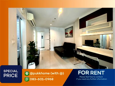 Condos for rent : Aspire Rama 9 | 2 Bedroom📞LINE @pukkhome (with @)