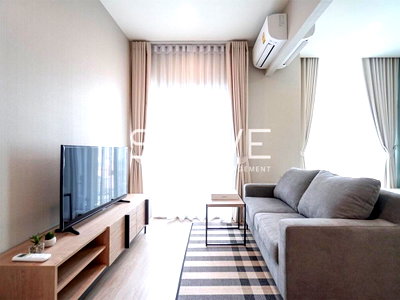 ขายคอนโด : Homey Style Studio Large Room Unit in Ratchada Area Next to MRT Thailand Cultural Centre 80 m.-Noble Revolve Ratchada 2