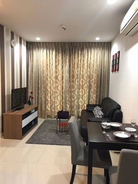 1 Bed 1 Bath Large Room Good Location Close to MRT Phetchaburi 750 m. / For Rent & Sale-Circle Condominium
