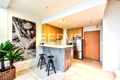 คอนโดให้เช่า : Duplex 1 Bed with Bathtub Good Location BTS Phaya Thai 220 m. & BTS Ratchathewi 250 m. / For Rent-Villa Rachatewi
