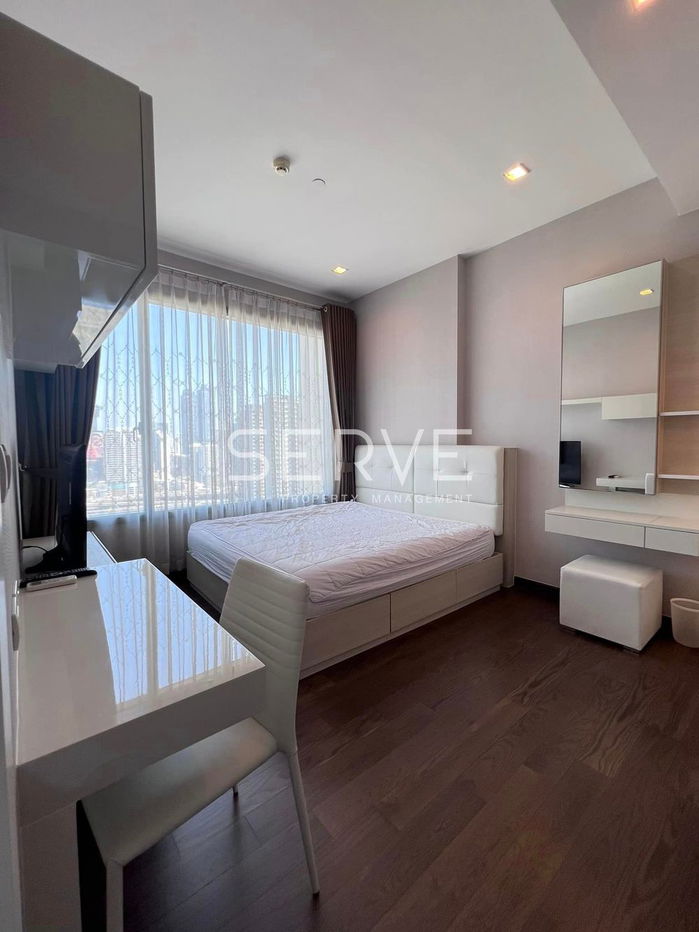 รูป 1 Bed 1 Bath Nice Room Good Location MRT Phetchaburi 60 m. & Singha Complex / For Rent & For Sale-Q Asoke - รูปที่ 4/12
