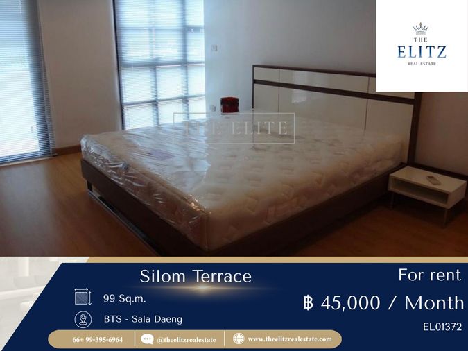 ✨ Silom Terrace For Rent | ห้องพร้อมอยู่ ใจกลางเมือง 💯