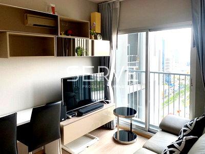 ขายคอนโด : 1 Bed Nice Room and Nice View High Fl 25+ East side Good Location  MRT Thailand Cultural Centre 80 m-Noble Revolve Ratchada 1
