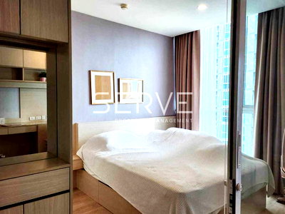 ขายคอนโด : Corner Room 1 Bed High Fl. 15+ East Side Next to MRT Thailand Cultural Centre 80 m. / For Sale-Noble Revolve Ratchada 2