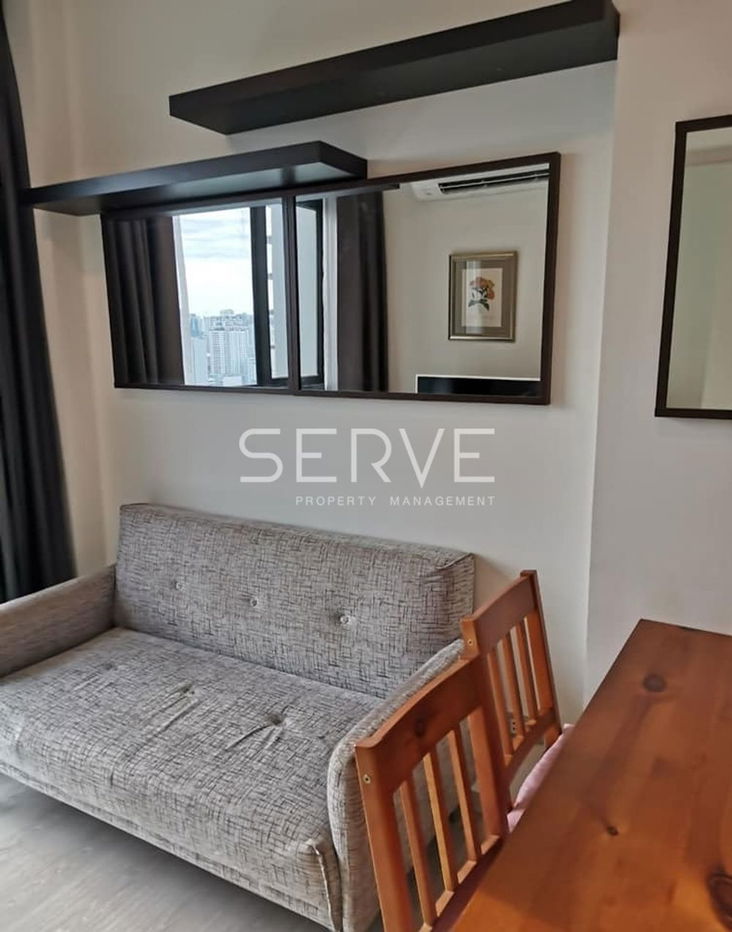 รูป 1 Bed 1 Bath Nice Room Good Location MRT Phra Ram 9  300 m. and CentralPlaza / For Rent-Rhythm Asoke 2 - รูปที่ 2/5