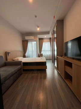 🚩 For Rent Condo IDEO RAMKHAMHAENG LAM SALI STATION Building 1, Floor 17,Studio, Room size 24 sqm