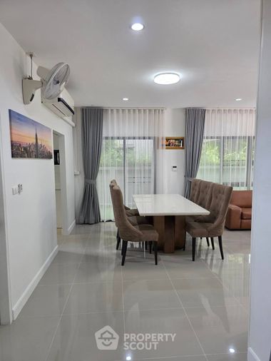 4-bed house for rent, 225 sqm, 56.3 sq wah, Baan Lumpini Suanluang Rama 9