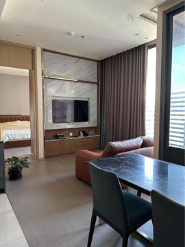 For rent condo THE ESSE ASOKE Building 1, Floor 18,2 bed room, Room size 75 sqm