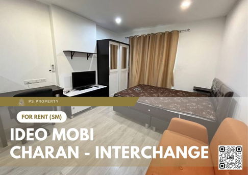 For rent 📍 IDEO Mobi Charan - Interchange 📍 Fully furnished and equipped, near MRT Bang Khun Non