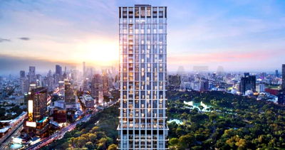 คอนโด สถานีรถไฟฟ้างามดูพลี : 💎Ultimate Luxury , ONE89 Wireless 🌳Lumpini Park View Penthouse , near MRT Lumphini