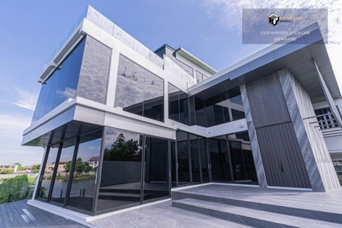 The Laken Muang Thong Thani | บ้านหันหน้าทิศใต้สไตล์ 𝐌𝐨𝐝𝐞𝐫𝐧 ริมทะเลสาบ  朝南的湖畔阁楼式房屋 #2025100112139
