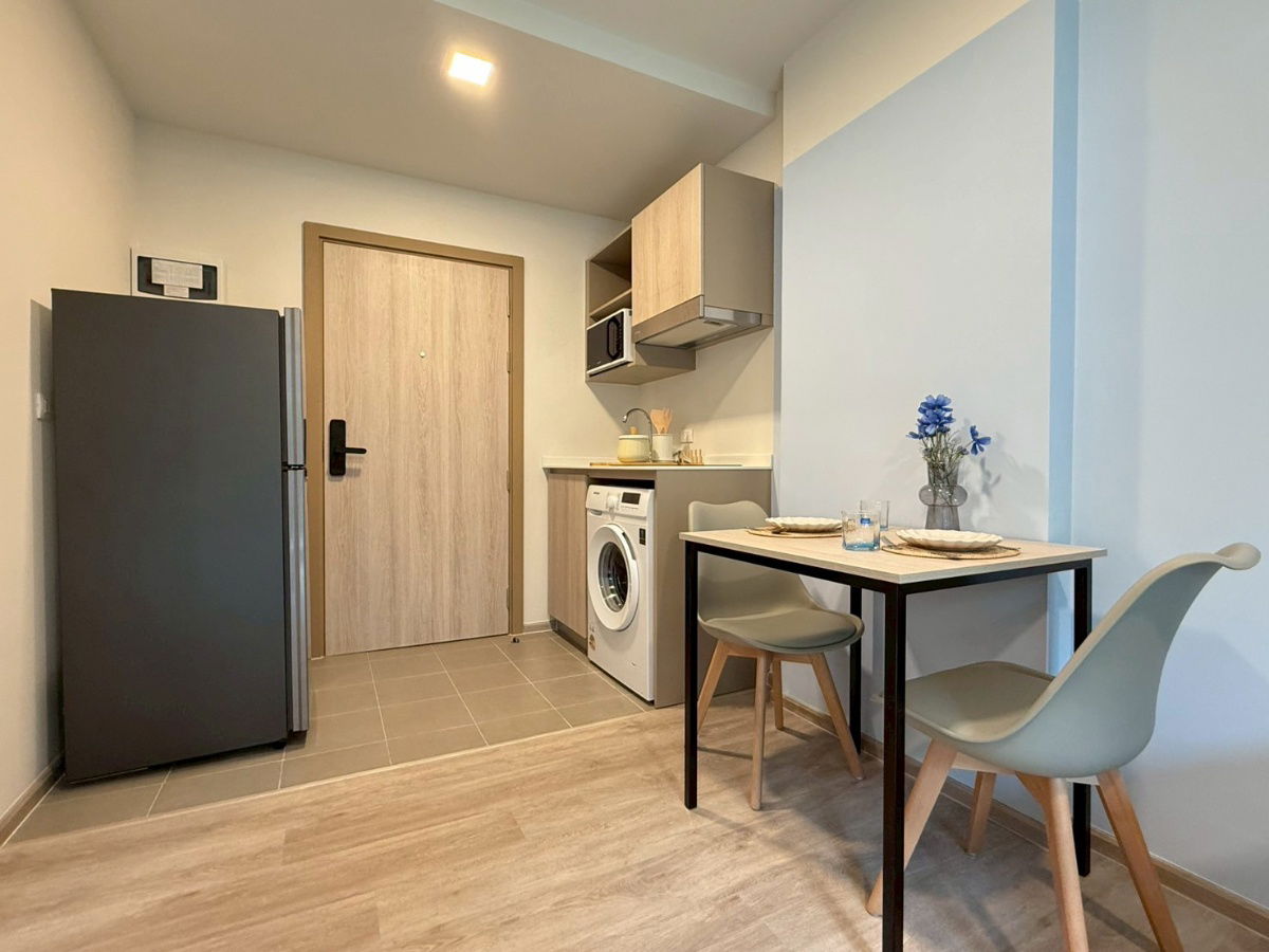 รูป 🌟ห้องสวย Fully Furnished‼️ Dcondo Sense บางแสน เข้าอยู่ได้ทันที 5 นาทีถึง ม.บู ค่าเช่า 12,000 บ./เดือน 📞065-4496399 - รูปที่ 7/8