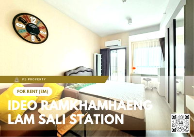 Condos for rent The Paseo Town Ramkhamhaeng  : For rent 🔥 Ideo Ramkhamhaeng - Lam Sali Station 🔥 Fully furnished and equipped with appliances