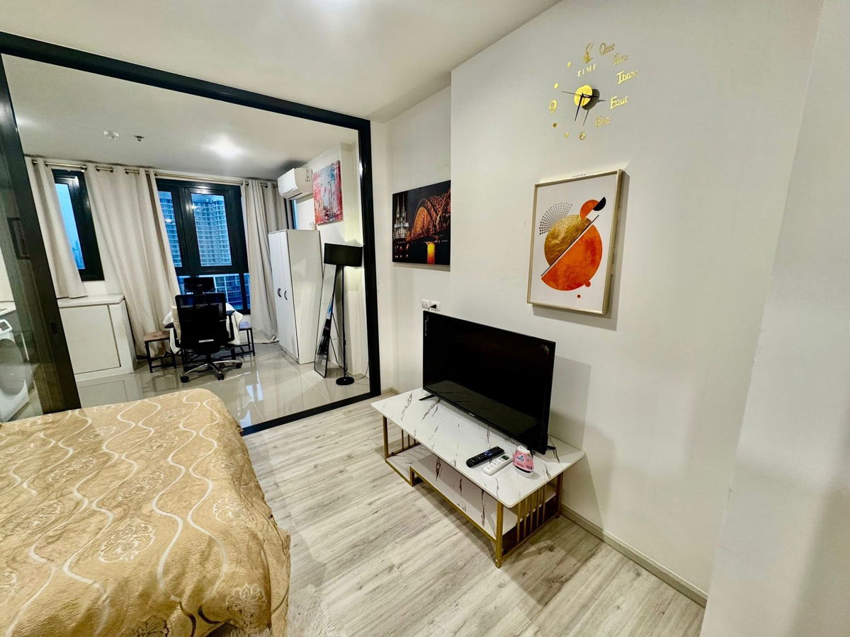 รูป พร้อมเข้าอยู่ "𝑿𝑻 𝑯𝒖𝒂𝒊𝒌𝒉𝒘𝒂𝒏𝒈 " (รับสัญญา 6 เดือน) 1 ห้องนอน ขนาด 31 ตร.ม. วิวสวย ใกล้ MRT - ห้วยขวาง  [251046]  - รูปที่ 4/12