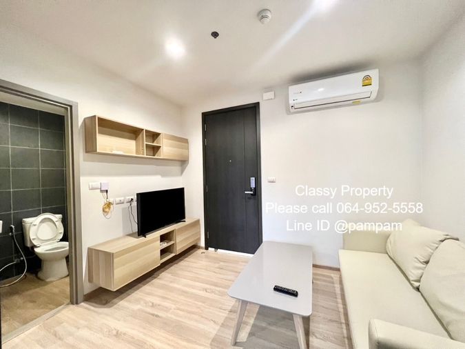 *** Condo for Rent : The Base Garden-Rama9 Fully furnished High floor Unblock view ***