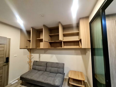 บิ้วอินเก็บของ จัดเต็ม ห้องสวย / วิวสวน ตึกหน้าสุด ของครบ พร้อมอยู่  • ให้เช่า Notting Hill Sukhumvit 105 BTS แบริ่ง 400m