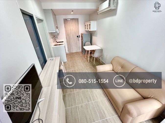 Bestdeal ให้เช่า ด่วน!!!ราคา 16,000/เดือน 1 ห้องนอน 31 ตรม.ห้องสวย เฟอร์นิเจอร์และเครื่องใช้ไฟฟ้าครบ“IDEO MOBI RAMA 9” ใกล้MRT และ เซ็นทรัลพระราม 9