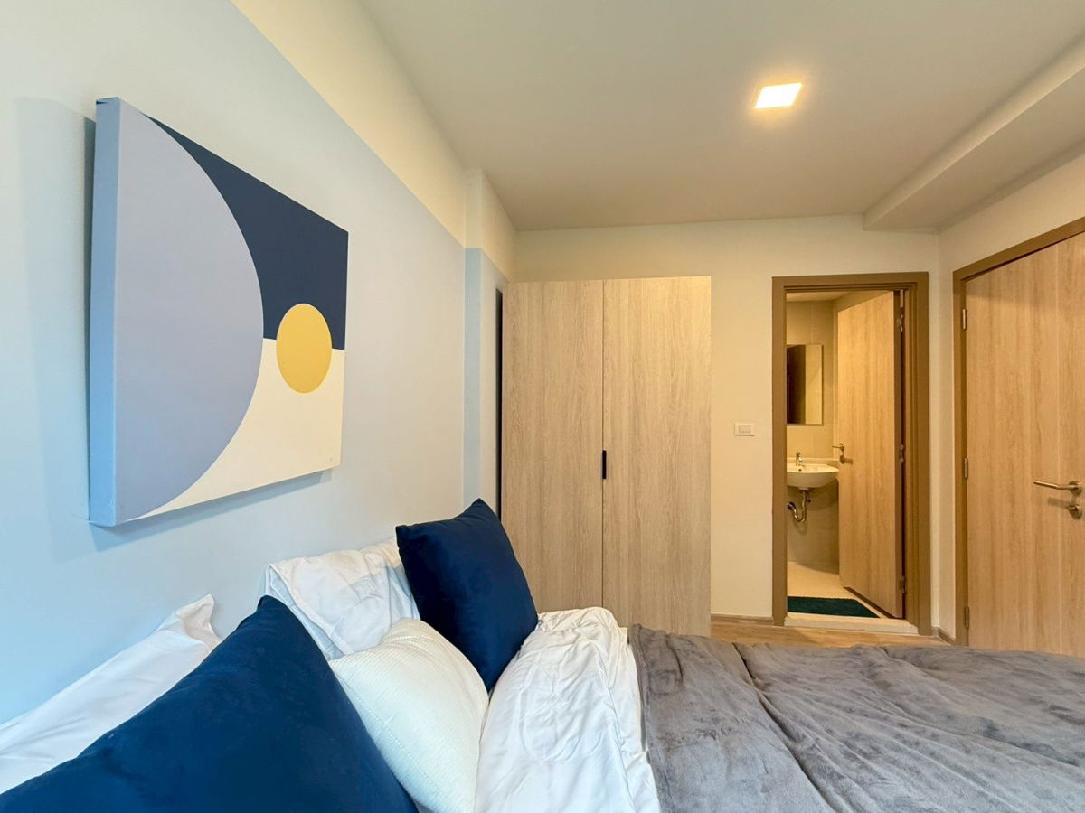 รูป 🌟ห้องสวย Fully Furnished‼️ Dcondo Sense บางแสน เข้าอยู่ได้ทันที 5 นาทีถึง ม.บู ค่าเช่า 12,000 บ./เดือน 📞065-4496399 - รูปที่ 1/8