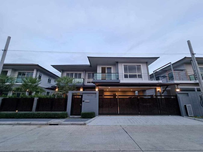 🏡#PT2412_049🏡𝗙𝗼𝗿 𝗥𝗲𝗻𝘁 9️⃣0️⃣k.🔥🔥 #ทางด่วนศรีรัช–แจ้งวัฒนะ ✨#ว่าง15ต.ค.68 บ้านเดี่ยวโครงการ:  เดอะปาล์มแจ้งวัฒนะชัยพฤกษ์