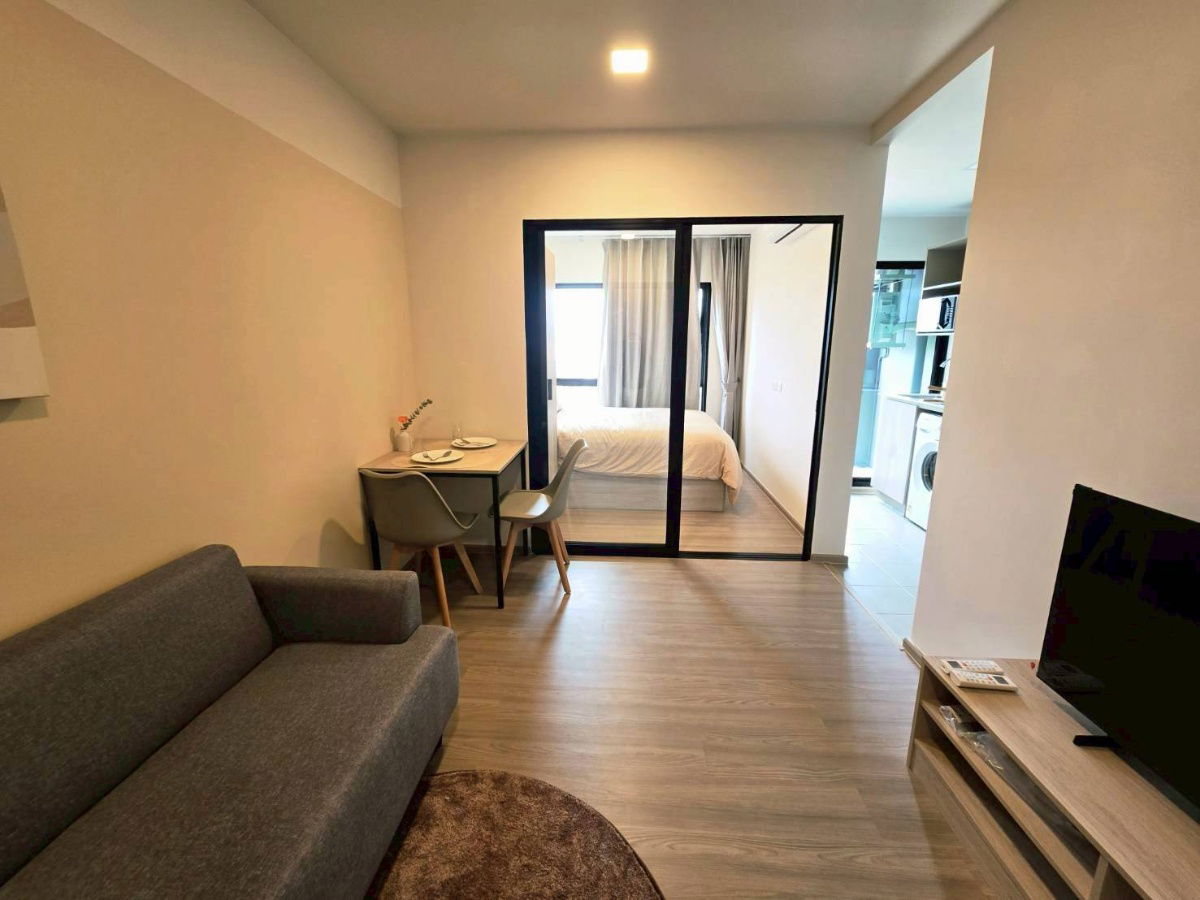 รูป 🚆เดินทางสะดวก‼️ ใกล้สุขุมวิท + มอเตอร์เวย์ ห้องใหม่ Fully Furnished Dcondo Sense Bangsaen ค่าเช่า 10,000 บ./เดือน 📞061-6161426 - รูปที่ 3/10