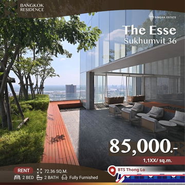  The Esse Sukhumvit 36 ✨ Luxury Unit  in a Prime Location 💎 Near BTS Thonglo 