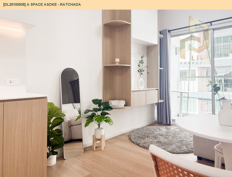 picture DL25100005 Condo for sale, A Space Asoke - Ratchada near MRT พระราม 9, ready to move in, call urgently 0638692663 LineID @897iyzll - 5/9