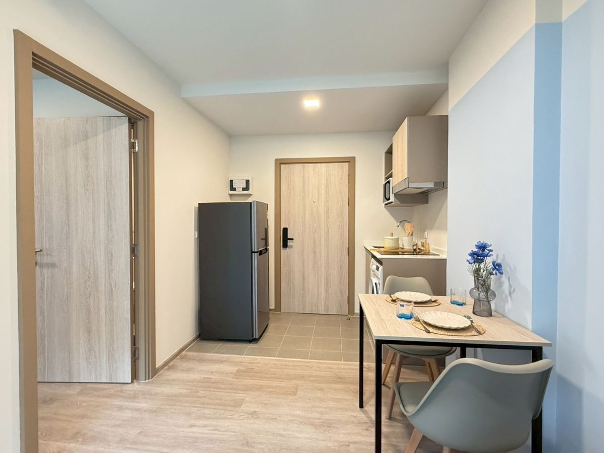 รูป 🌟ห้องสวย Fully Furnished‼️ Dcondo Sense บางแสน เข้าอยู่ได้ทันที 5 นาทีถึง ม.บู ค่าเช่า 12,000 บ./เดือน 📞065-4496399 - รูปที่ 6/8