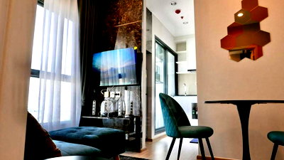 Condos for rent : 📌 Urgently for rent : The Tree Hua Mak Interchange beautiful room, fully furnished, ready to move in. MD-95631