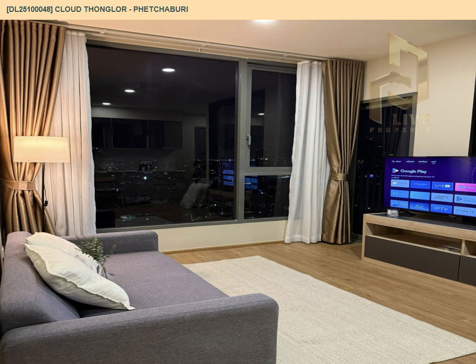 picture DL25100048 Condo for rent, CLOUD Thonglor - Phetchaburi near MRT เพชรบุรี, ready to move in, call urgently 0638692663 LineID @534wlwof - 12/12