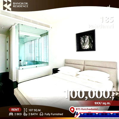 Condos for rent MRT Sam Yan : Stunning Corner Unit ✨at 𝟏𝟖𝟓 𝐑𝐚𝐣𝐚𝐝𝐚𝐦𝐫𝐢 – 𝐒𝐩𝐨𝐫𝐭 𝐂𝐥𝐮𝐛 𝐕𝐢𝐞𝐰𝐬 & 𝐍𝐞𝐰𝐥𝐲 𝐑𝐞𝐧𝐨𝐯𝐚𝐭𝐞𝐝 𝐔𝐧𝐢𝐭 🌿 Near BTS Ratchadamri