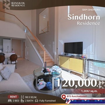  Comfortably Living 🍃 at Sindhorn Residence, Gorgeous Lake View and Sunset! ☀️ Near BTS Chidlom 