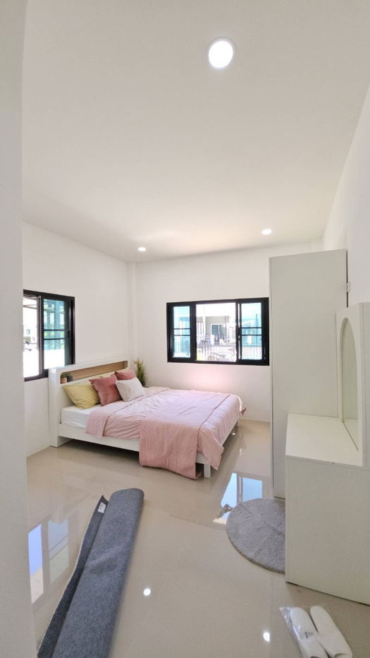 รูป ให้เช่าบ้านเดี่ยว เฟอร์ แอร์ครบ 2นอน 2น้ำ 6900/ด. 56ตร.วา ใกล้เซ็นทรัล 10กม. - รูปที่ 12/43