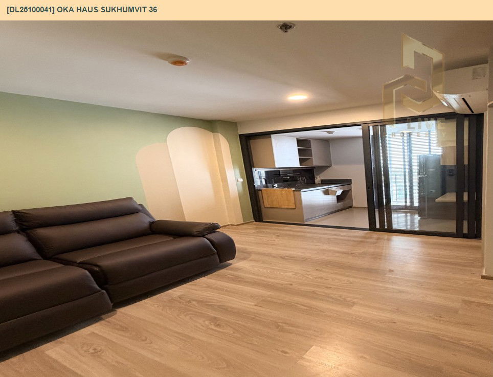 รูป DL25100041 ให้เช่าคอนโด โอกะ เฮาส์ สุขุมวิท 36 (OKA HAUS Sukhumvit 36) ใกล้ BTS ทองหล่อ พร้อมเข้าอยู่ โทรด่วน 0653619502 LineID @534wlwof - รูปที่ 4/11